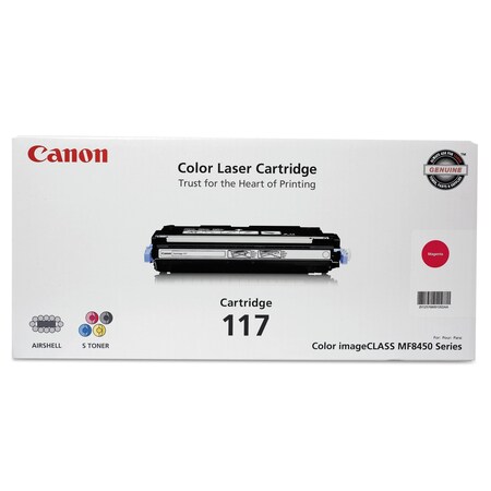 Canon 2576B001AA (117) Toner, 4,000 Page-Yield, Magenta 2576B001AA